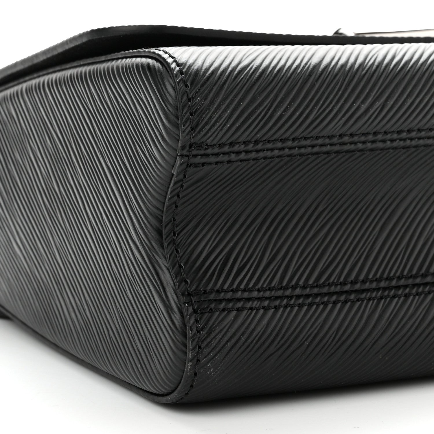 Louis Vuitton Epi Twist Shoulder Bag MM Black 8 of 9