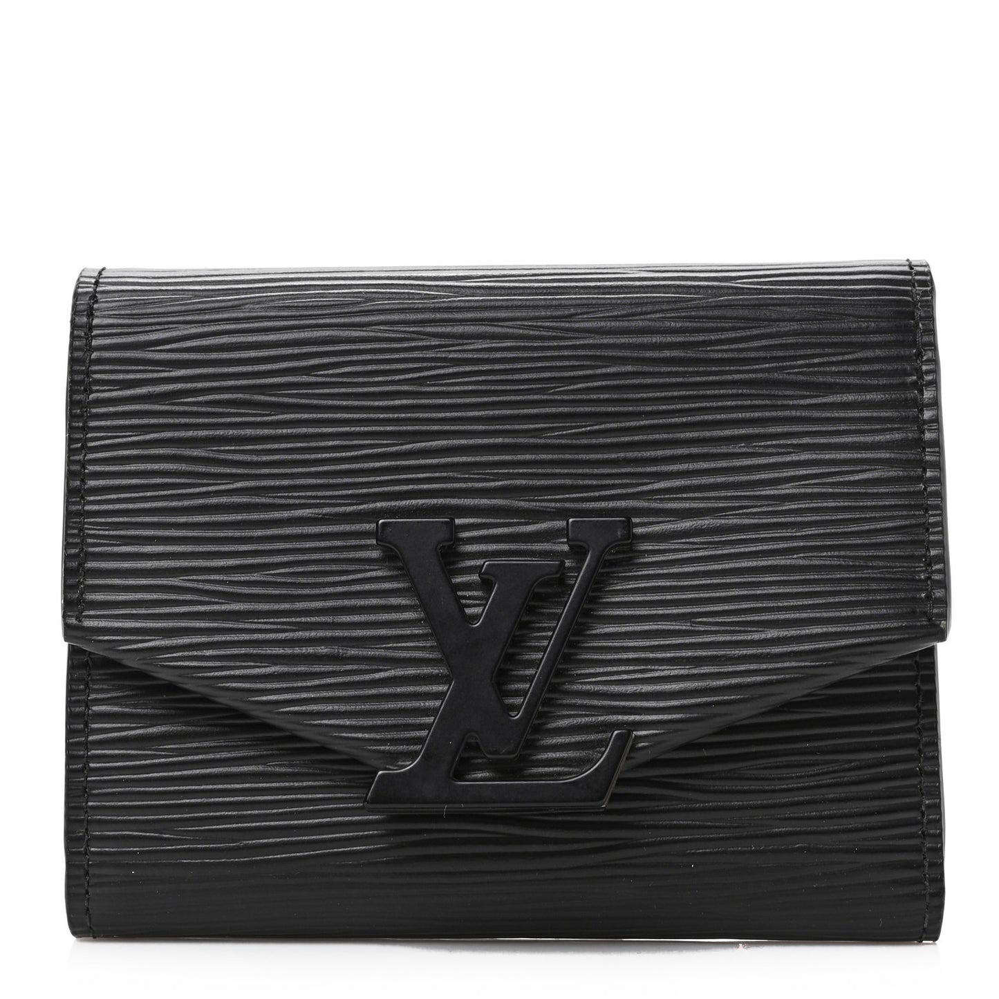 Epi Grenelle Compact Wallet Black
