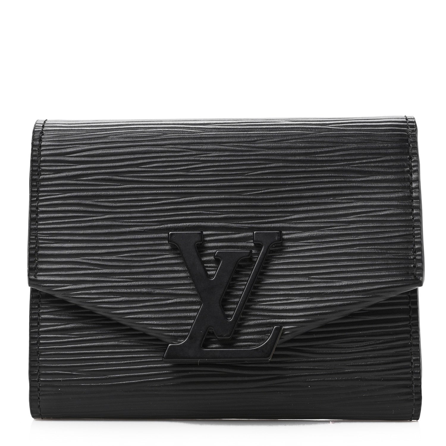 Louis Vuitton Epi Grenelle Compact Wallet Black 1 of 6