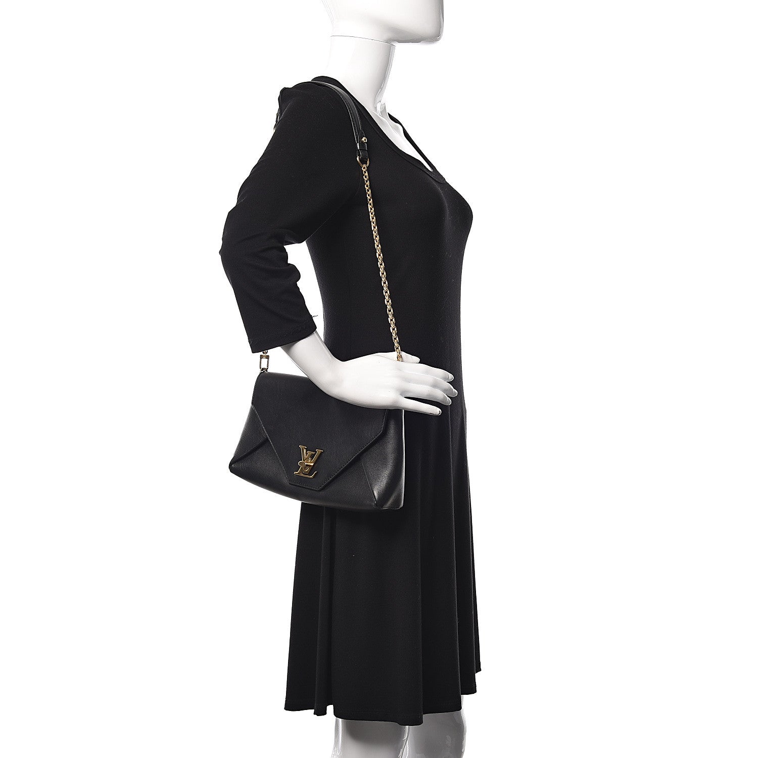 Louis Vuitton Calfskin Love Note Black 2 of 9