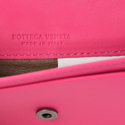 Bottega Veneta Nappa Intrecciato Card Holder Rosa Shock 6 of 7