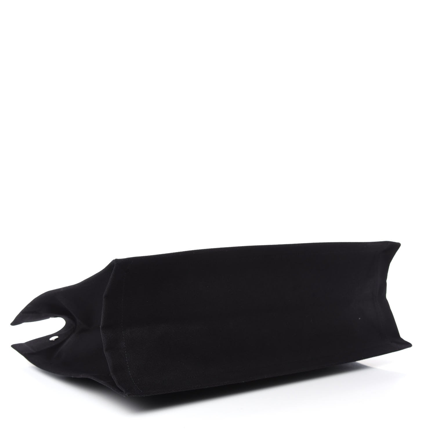 Saint Laurent Linen Calfskin Rive Gauche Tote Black 4 of 12