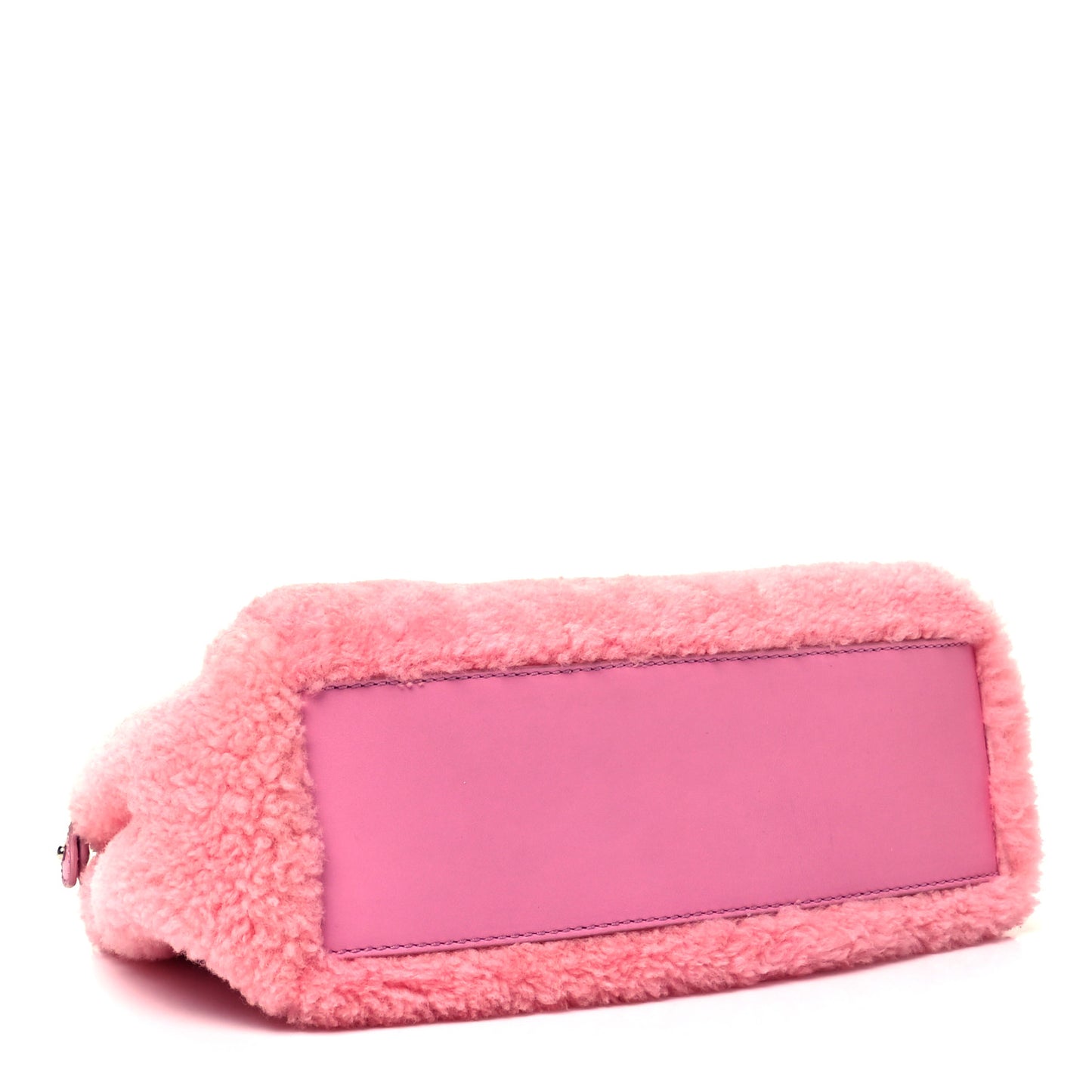 Shearling Nappa Mini Peekaboo Iconic Satchel Lollypop