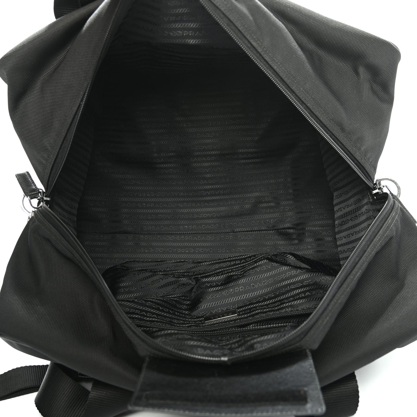 Tessuto Nylon Duffel Bag Black
