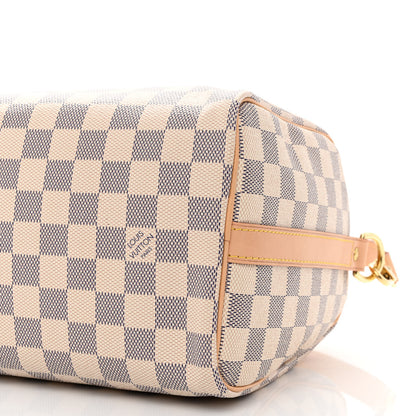 Louis Vuitton Damier Azur Speedy Bandouliere 25 10 of 10