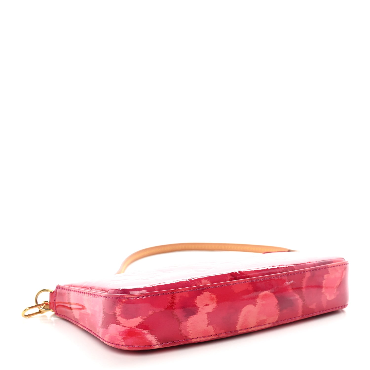 Louis Vuitton Vernis Ikat Pochette Accessories NM Rose Indien 4 of 12