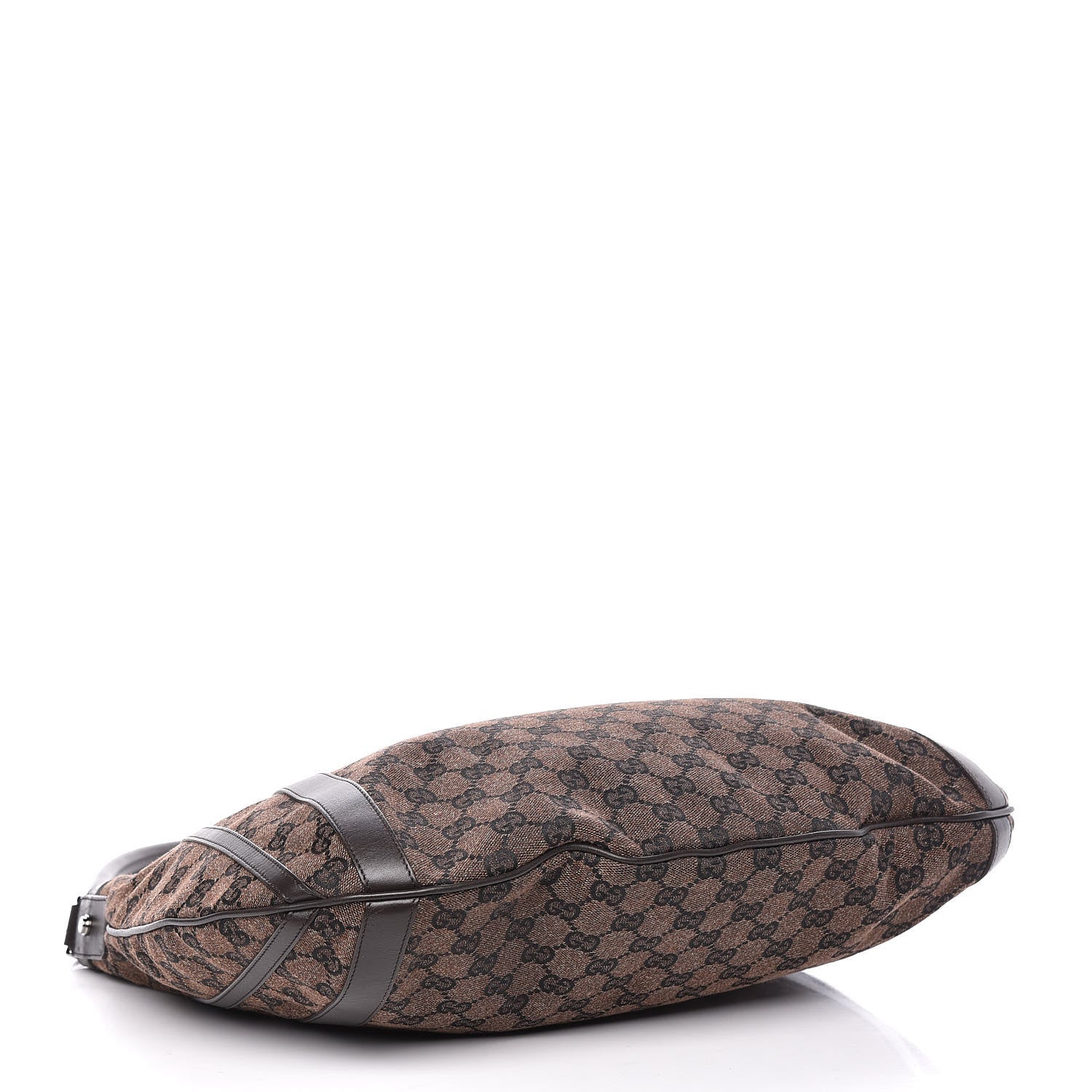 Gucci Monogram Medium Abbey Convertible Tote Dark Brown 4 of 9