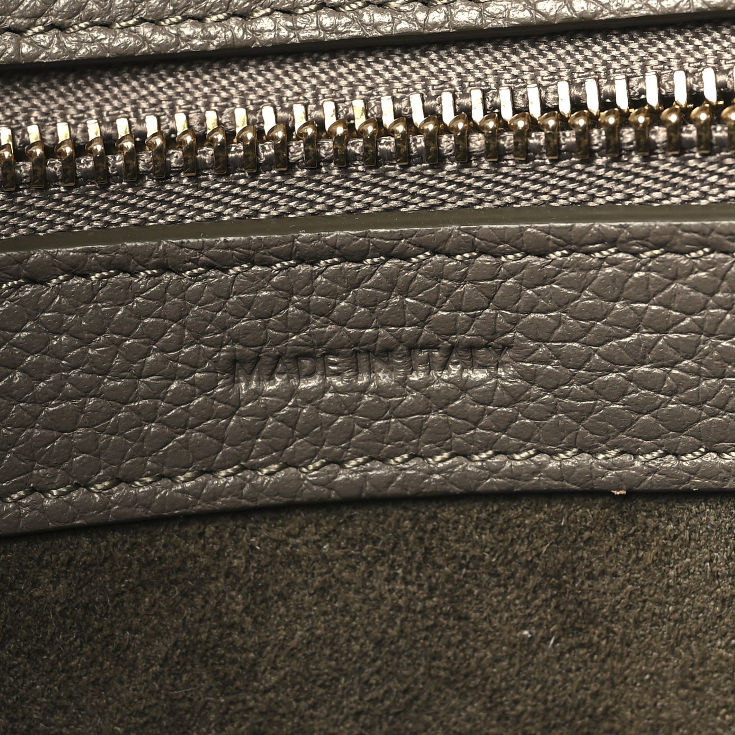 Soft Grained Calfskin Small Belt Cabas Phantom Taupe