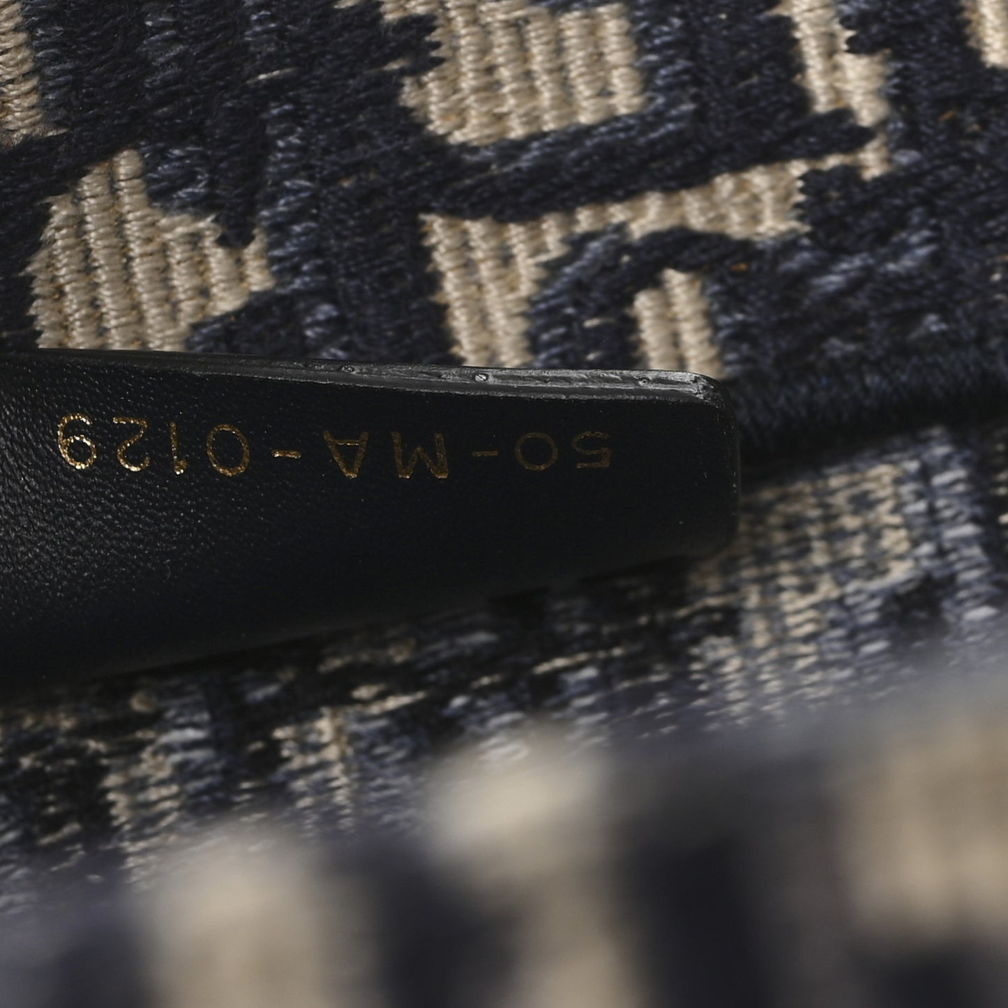 Oblique Large Book Tote Blue Multicolor