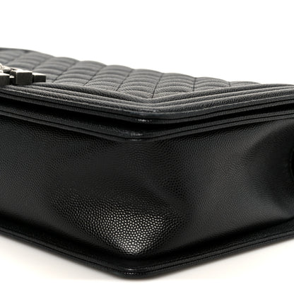 Chanel Caviar Quilted New Medium Boy Flap Black 10 of 10