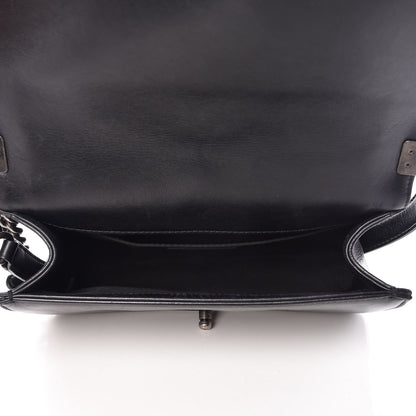Chanel Calfskin Double Stitch Medium Boy Flap Black 5 of 15