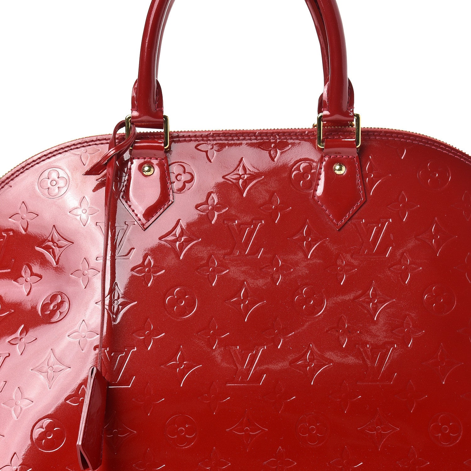 Louis Vuitton Vernis Alma GM Pomme D'Amour 6 of 14