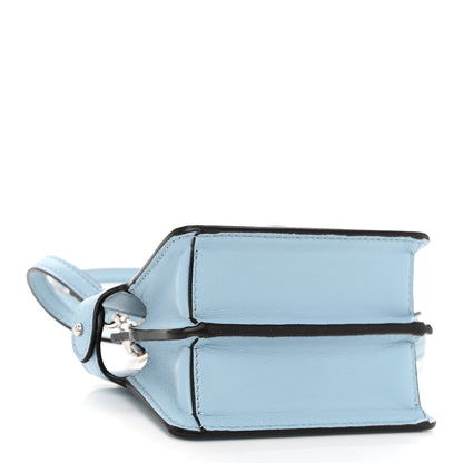 Fendi Shiny Nappa Nano Peekaboo Maxi Handle Satchel Azzurro Baby 4 of 10