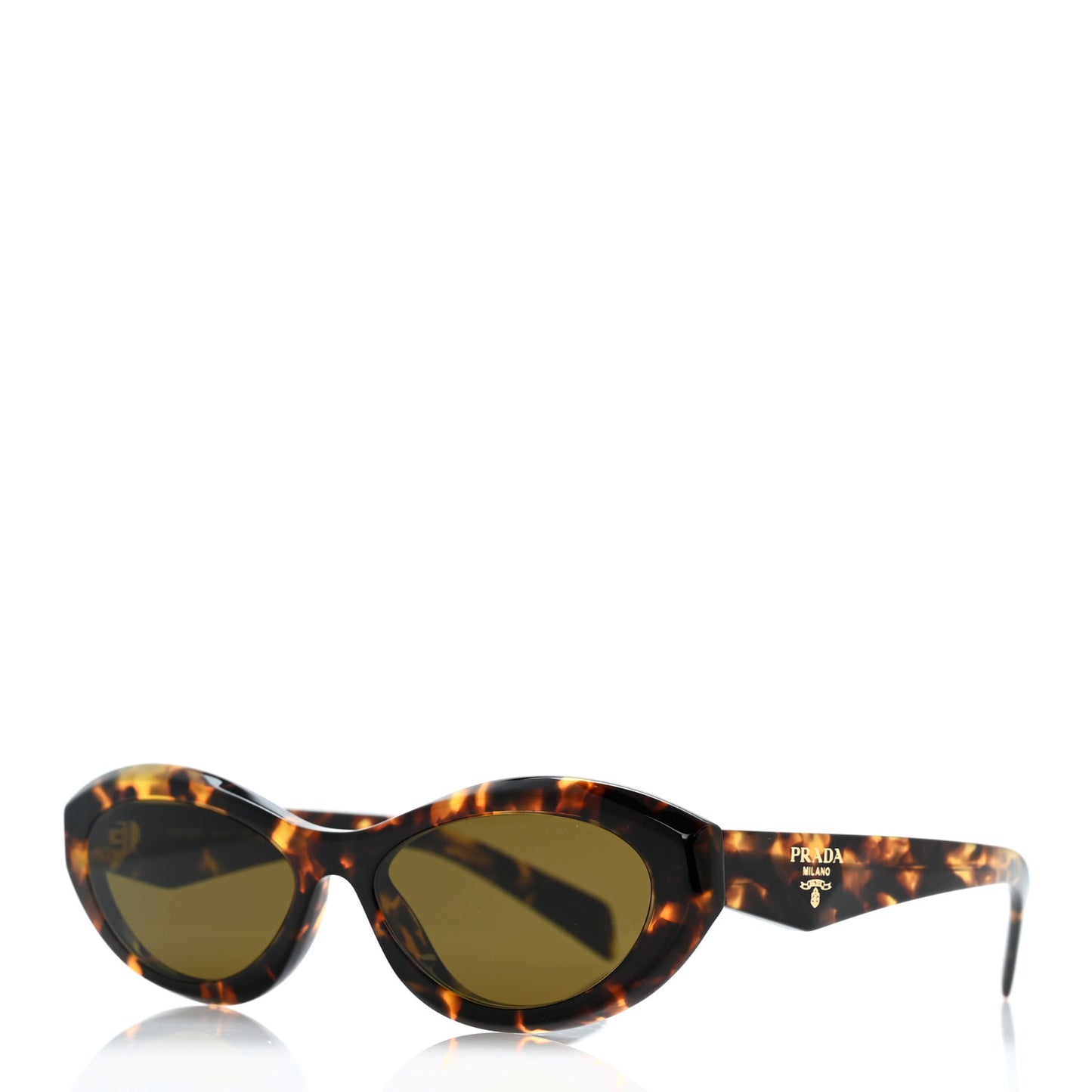 Acetate Oval Sunglasses SPR 26Z Tortoise