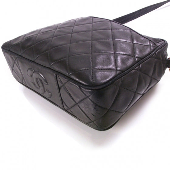 Chanel Vintage Leather Tassel Shoulder Bag Black 5 of 12