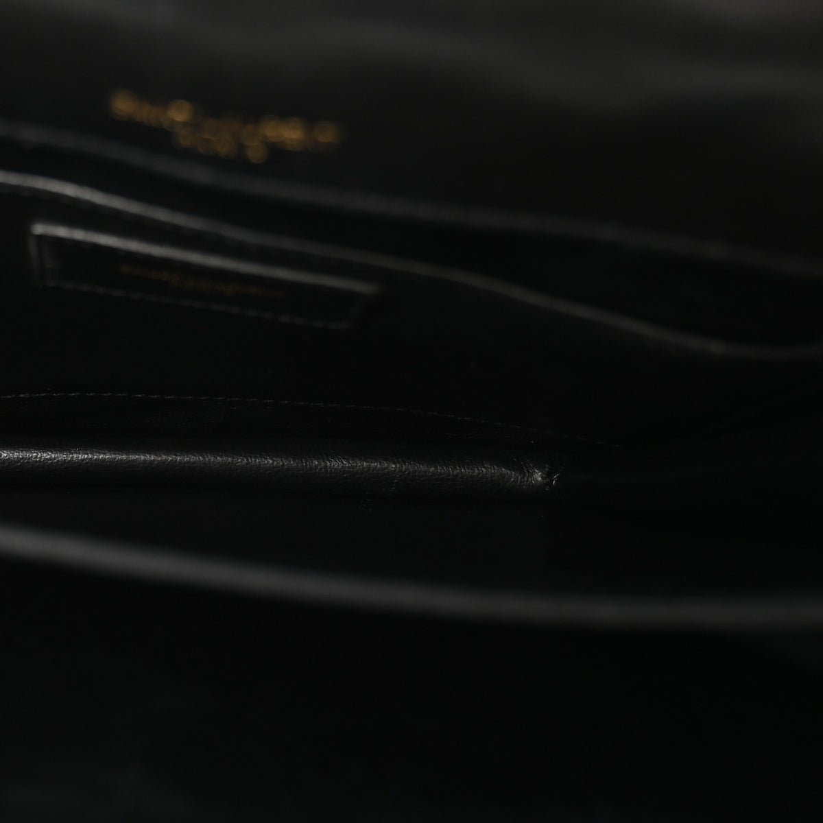 Saint Laurent Lambskin Quilted Monogram Medium Solferino Satchel Black 5 of 10