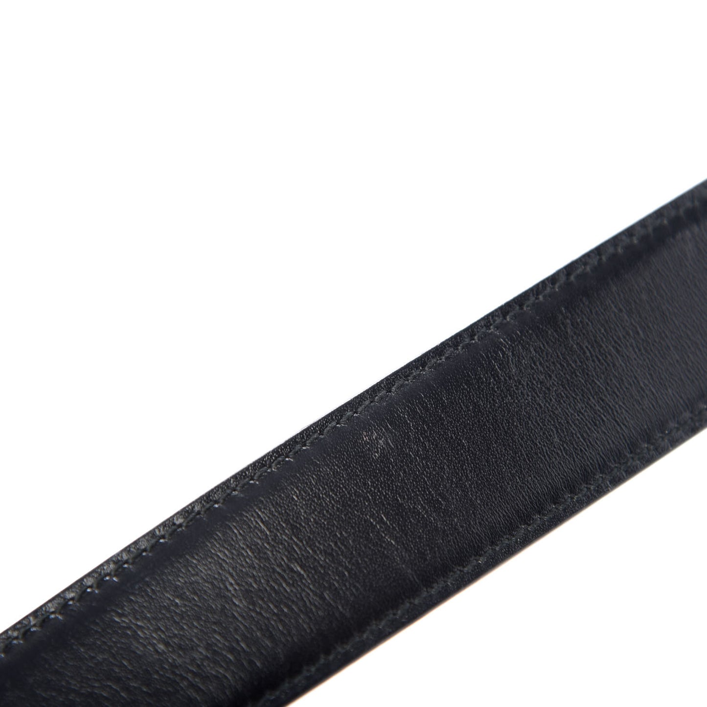 Calfskin Embossed Reversible Square G Buckle Belt 80 32 Black Brown