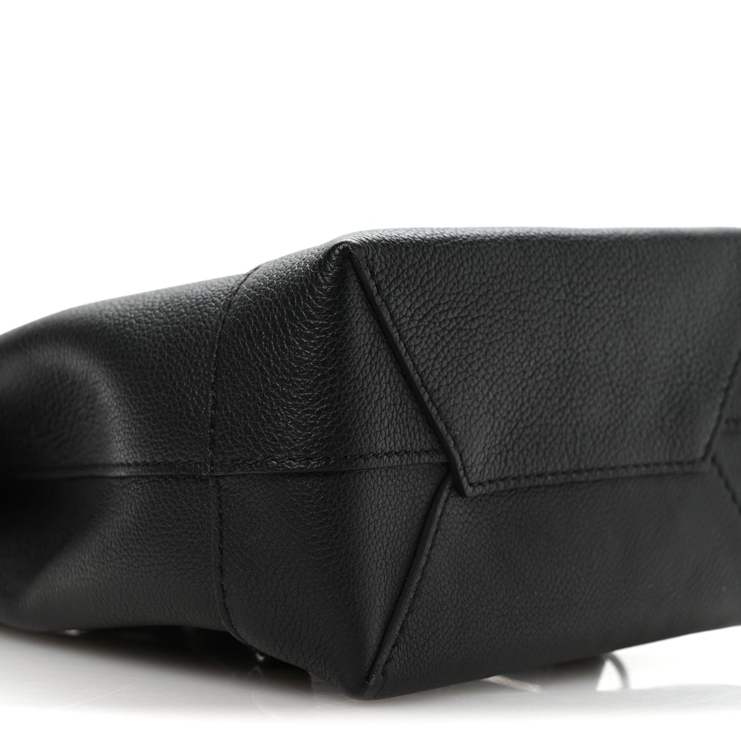 Calfskin Lockme Mini Backpack Black