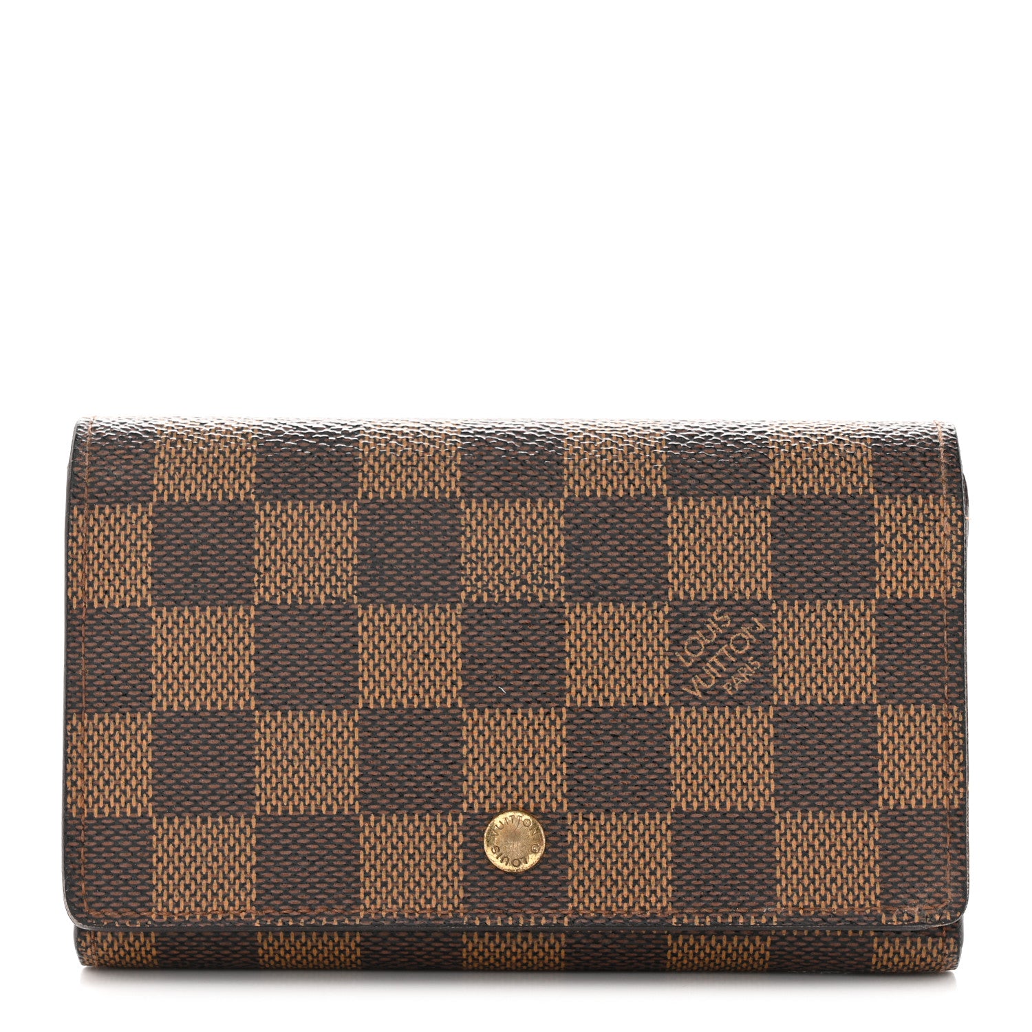 Louis Vuitton Damier Ebene Porte-Monnaie Tresor Wallet 1 of 12