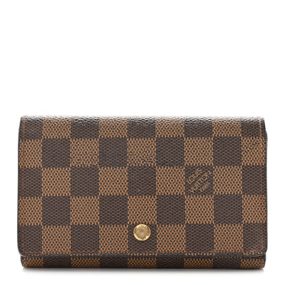 Louis Vuitton Damier Ebene Porte-Monnaie Tresor Wallet 1 of 12