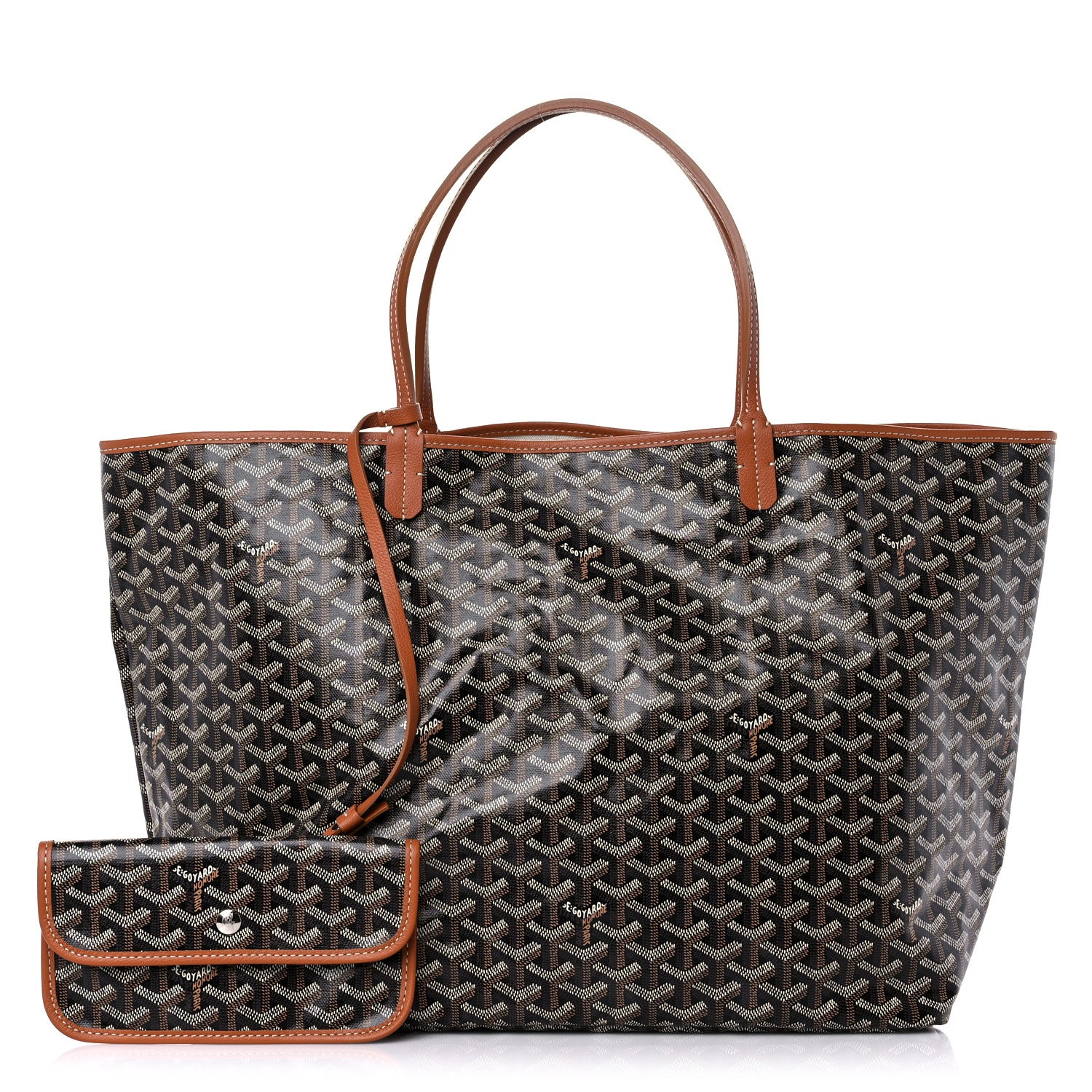 Goyard Goyardine Saint Louis GM Black Gold 1 of 8