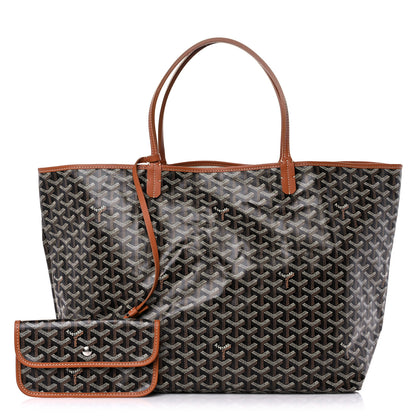 Goyard Goyardine Saint Louis GM Black Gold 1 of 8