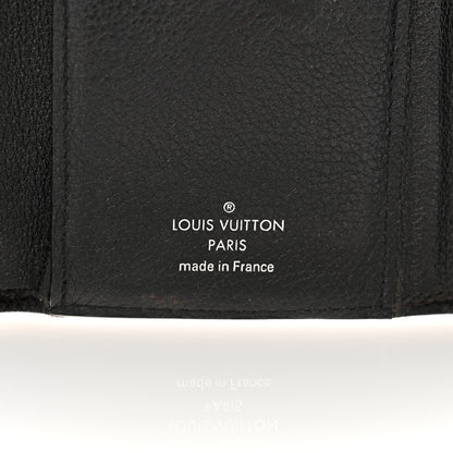 Louis Vuitton Soft Calfskin My Lockme Compact Wallet Black 6 of 13