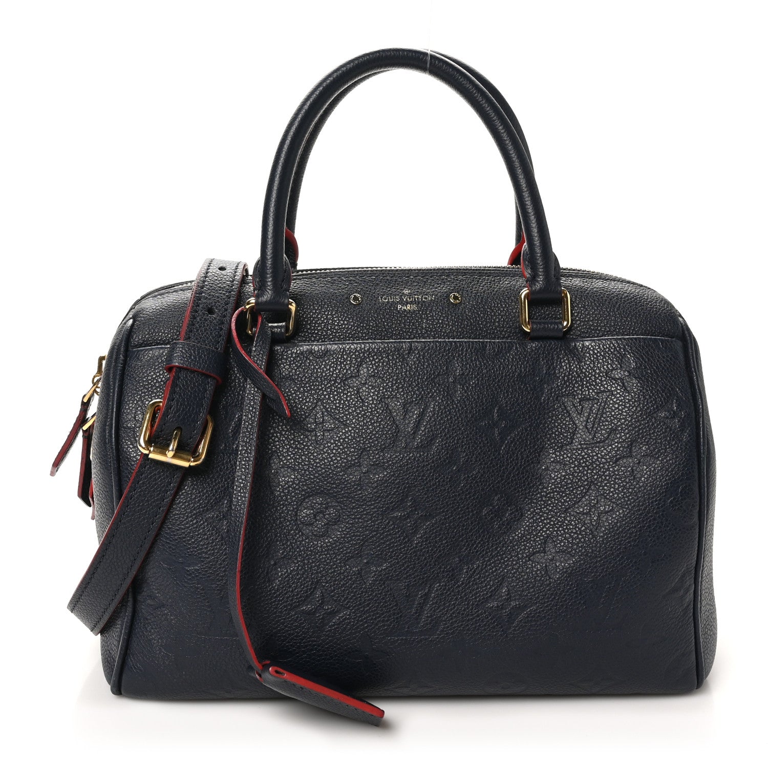 Louis Vuitton Empreinte Speedy Bandouliere 25 NM Marine Rouge 1 of 11