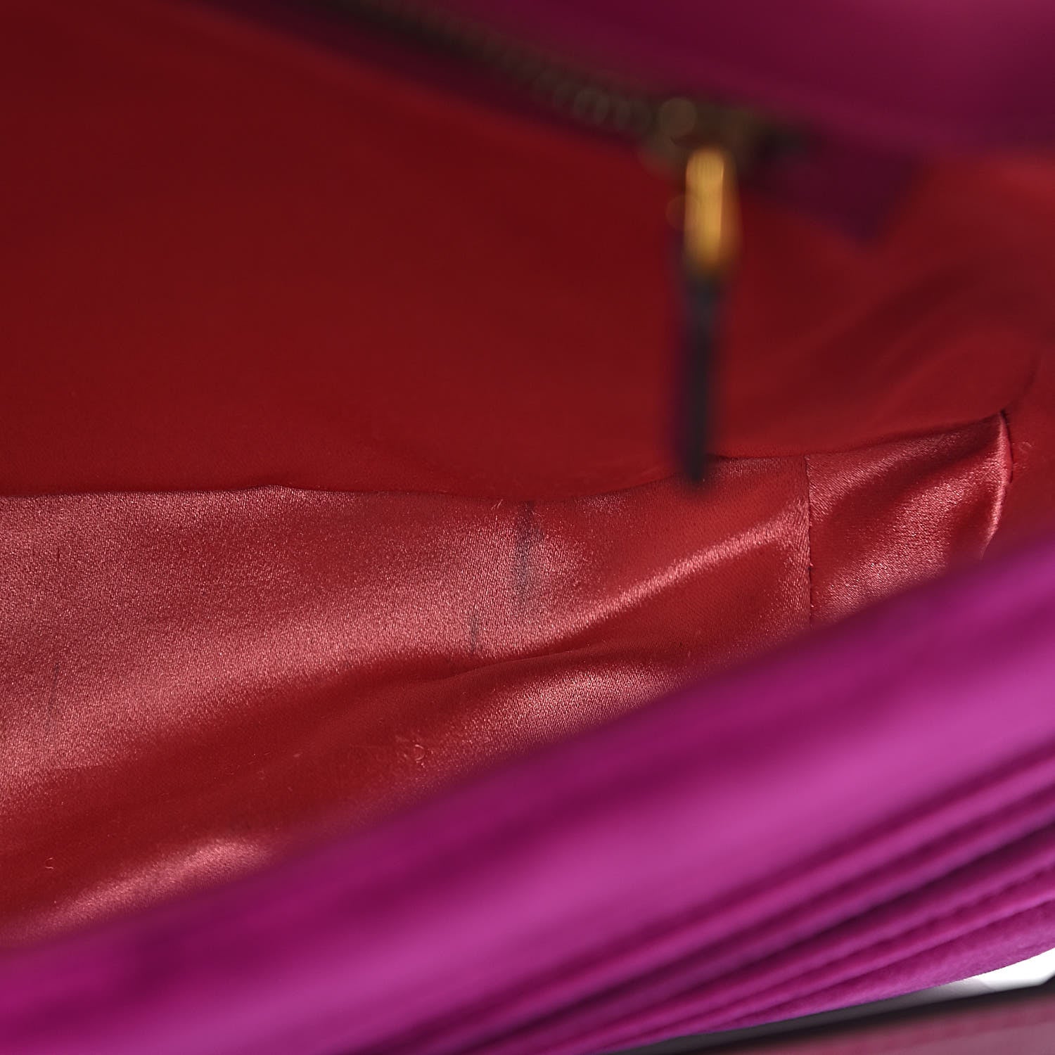 Gucci Velvet Matelasse Medium GG Marmont Shoulder Bag Fuchsia Violet Cyclamen 13 of 19