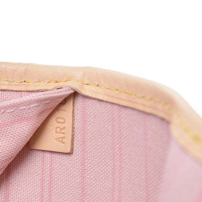 Louis Vuitton Damier Azur Neo Neverfull MM Rose Ballerine 8 of 9