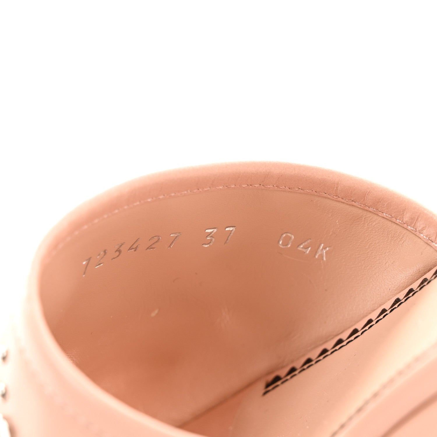 Gucci Malaga Kid Interlocking G Studs 50mm Platform Sandals 37 Perfect Pink 8 of 8