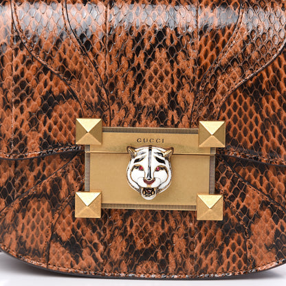 Gucci Elaphe Radiata Crystal Small Osiride Shoulder Bag Bright Cuir Ruby 10 of 12