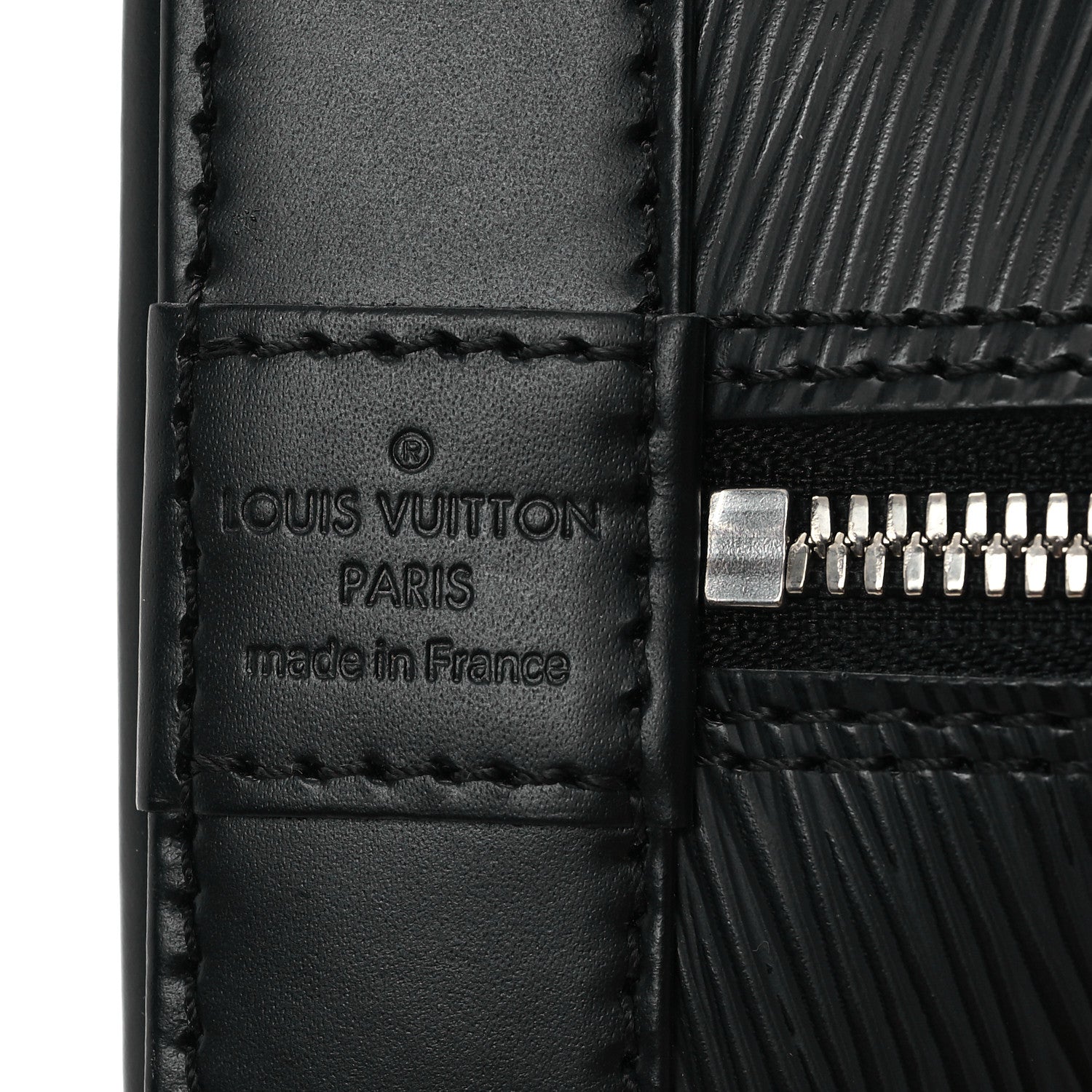 Louis Vuitton Epi Alma PM Black 6 of 11