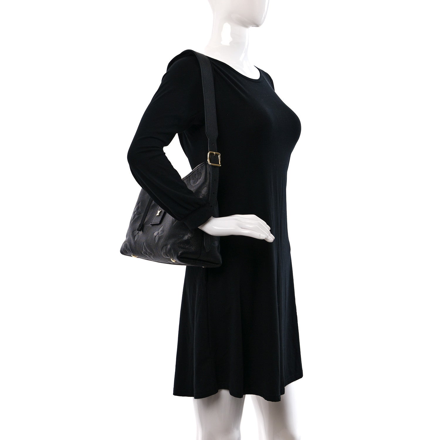 Louis Vuitton Empreinte Carryall PM Black 2 of 14