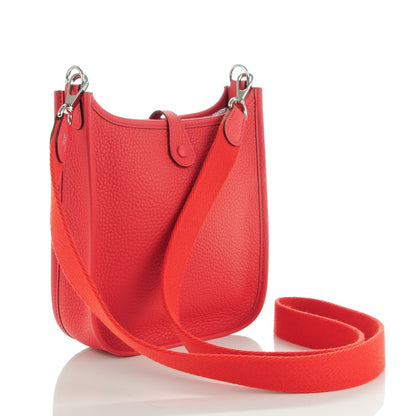 Hermes Taurillon Clemence Evelyne TPM Bougainvillea 3 of 8