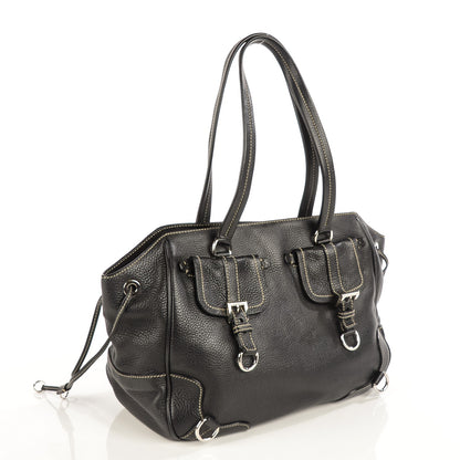 Prada Vitello Daino Shoulder Bag Nero Black 3 of 9