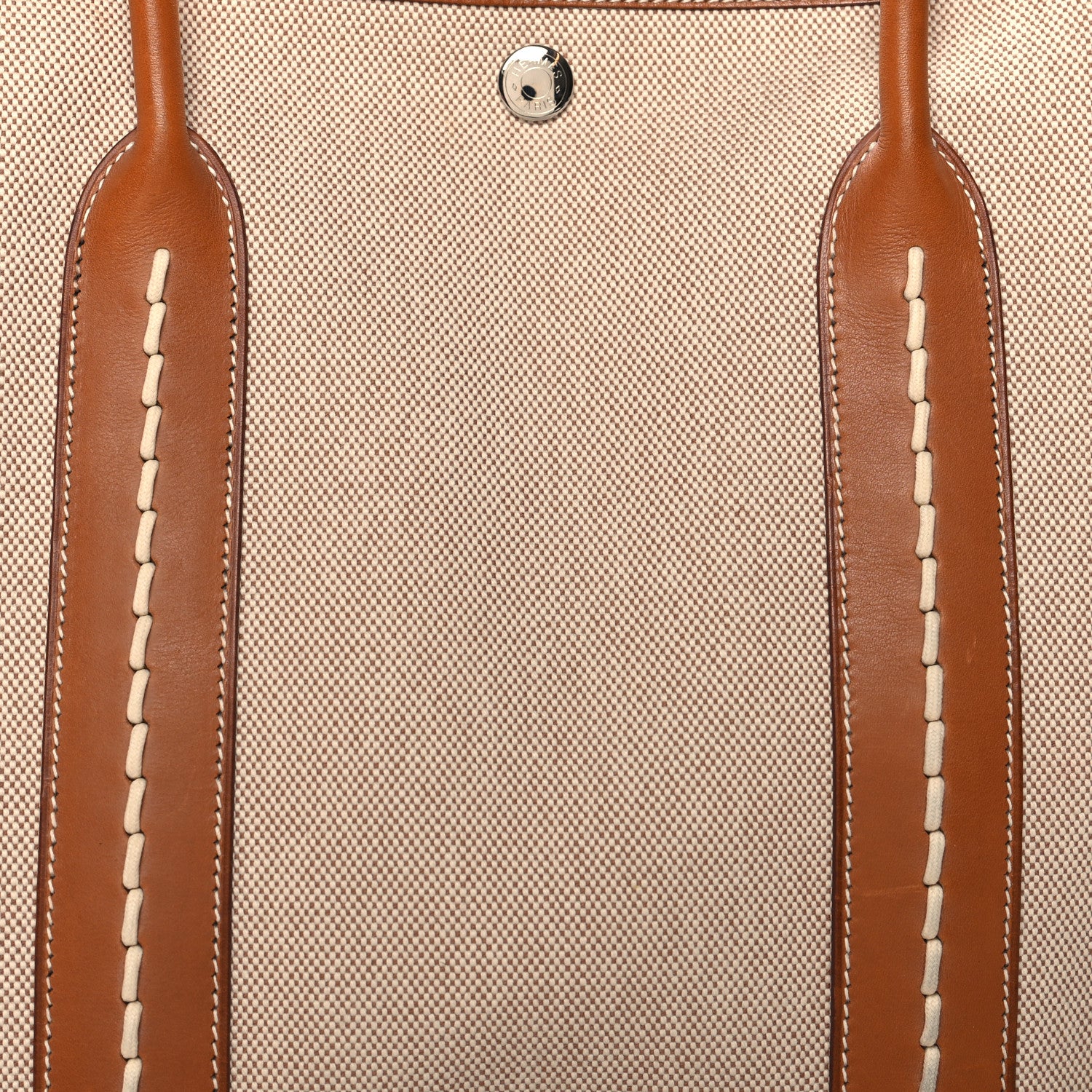 Hermes Barenia Toile Garden Party 36 MM Tote Ecru 7 of 12