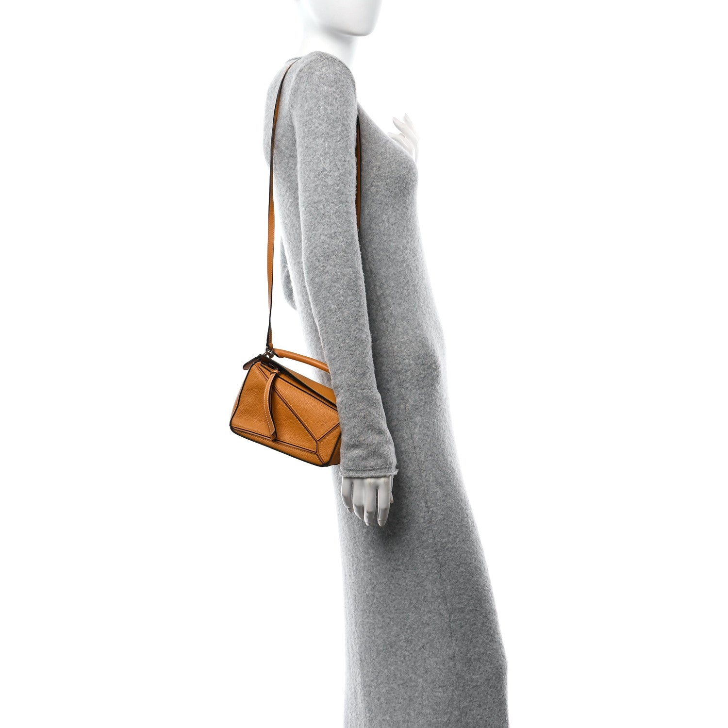 Loewe Calfskin Mini Puzzle Bag Narcisus Yellow 3 of 10