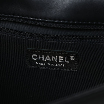 Chanel Lambskin Perforated Quilted New Medium Boy Flap Black 6 of 11