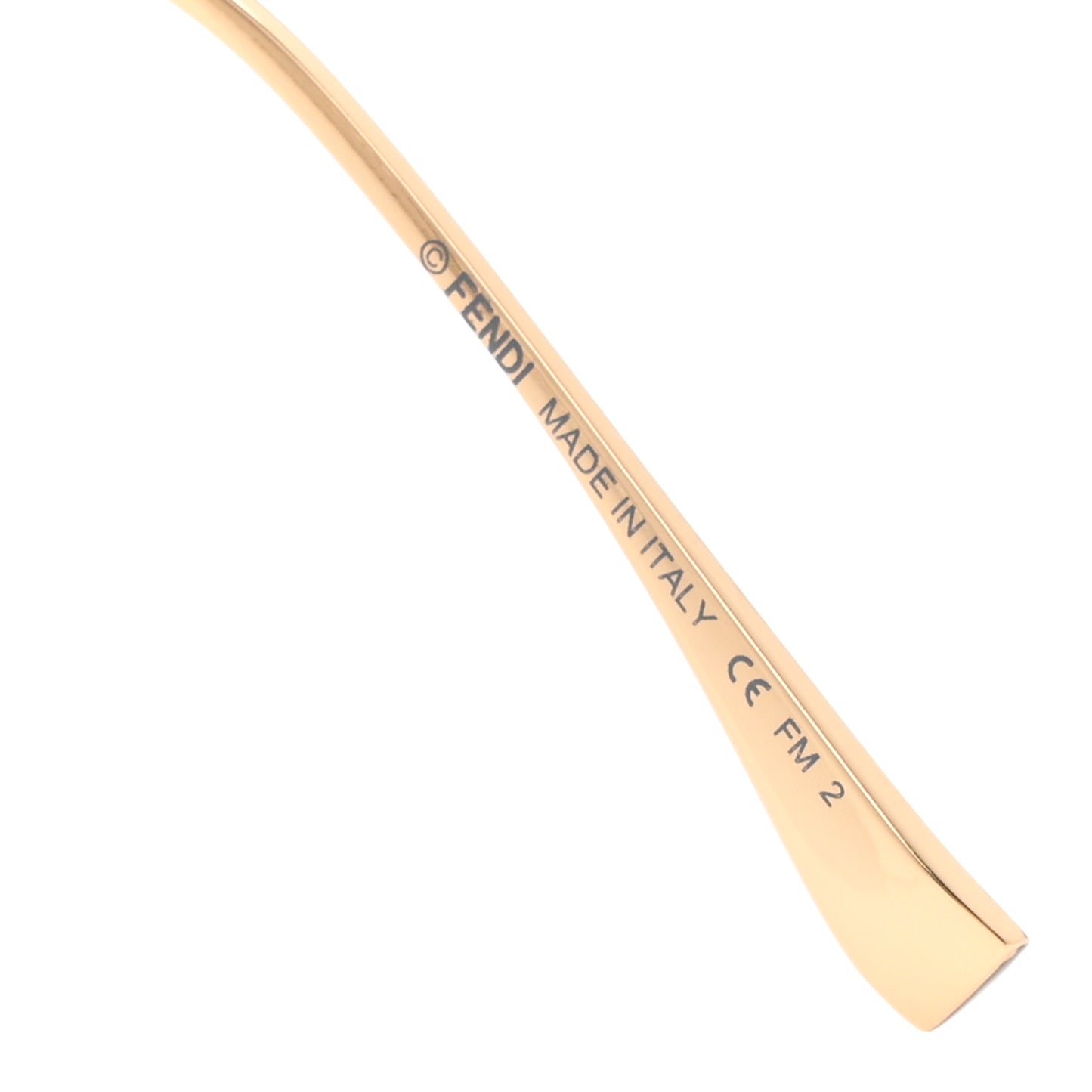 Metal Dots Square Sunglasses FF 0259/S Gold