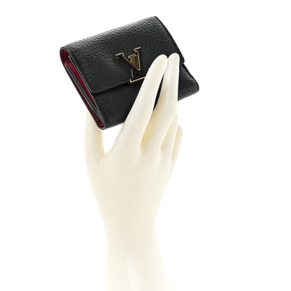 Louis Vuitton Taurillon Capucines XS Wallet Black 2 of 8
