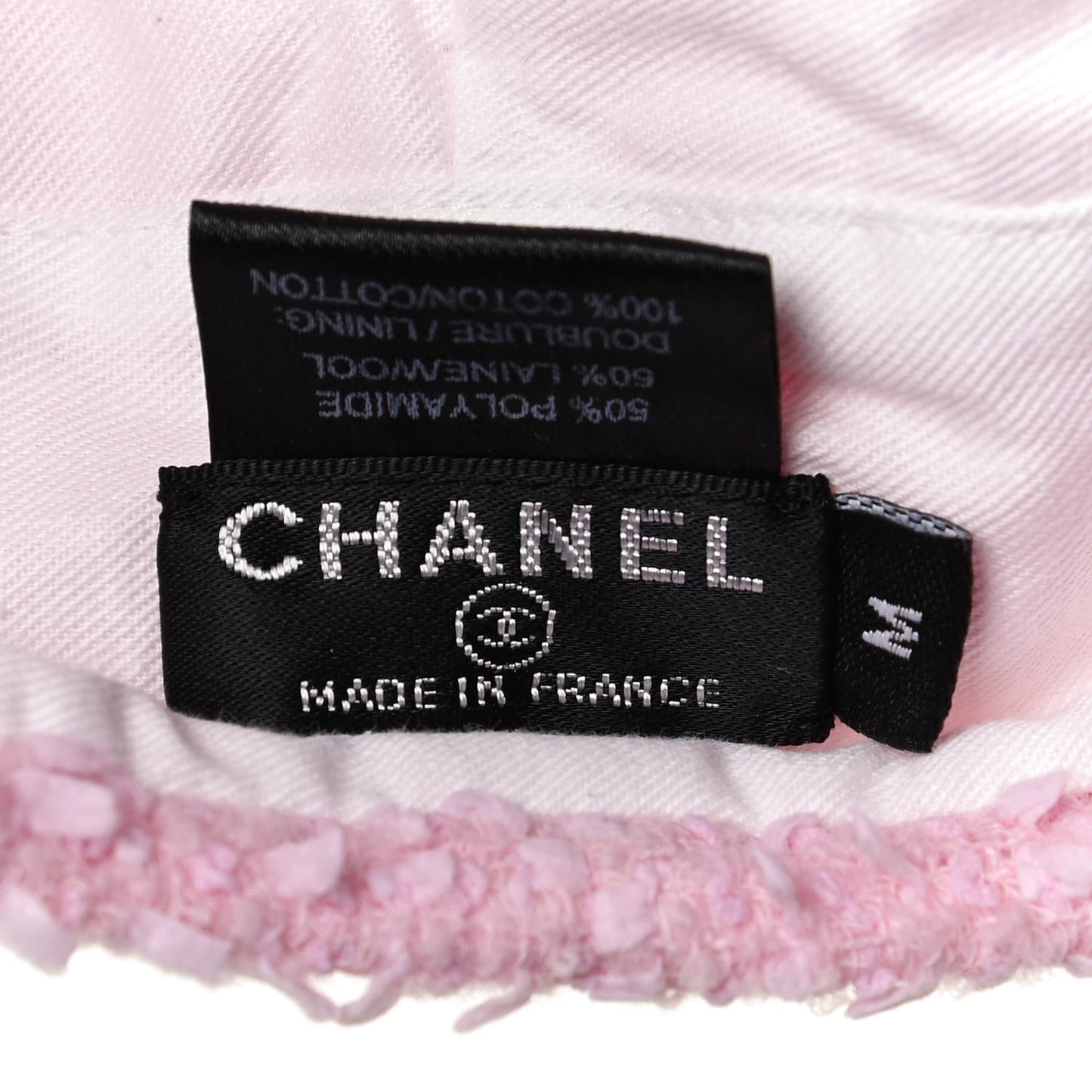 Cotton Tweed CC Beret Pink