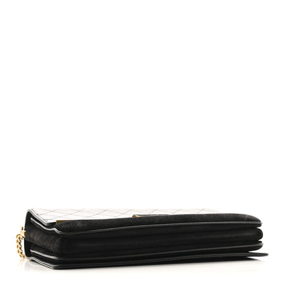 Chanel Caviar Suede Stitched Lady Coco Flap Black 4 of 12