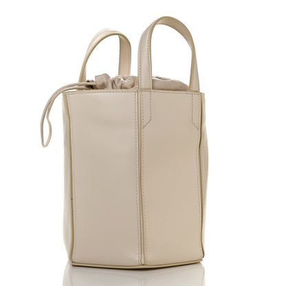 Off-White Calfskin Allen Bucket Bag Beige 3 of 11