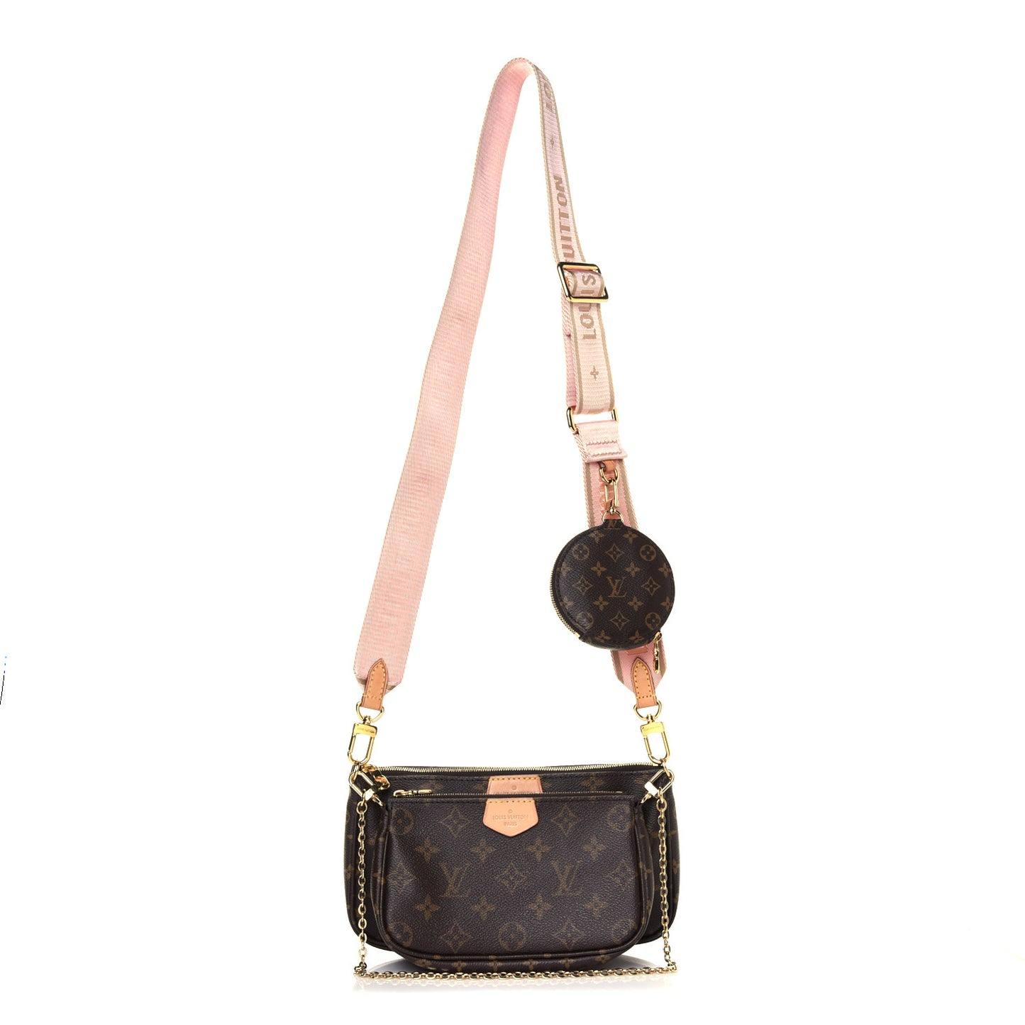 Monogram Multi Pochette Accessories Rose Clair