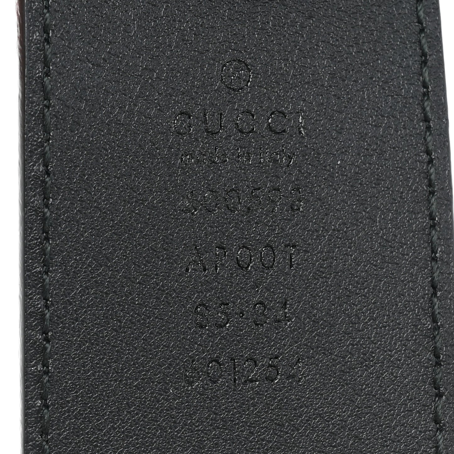 Calfskin Double G 40mm Belt 85 34 Black
