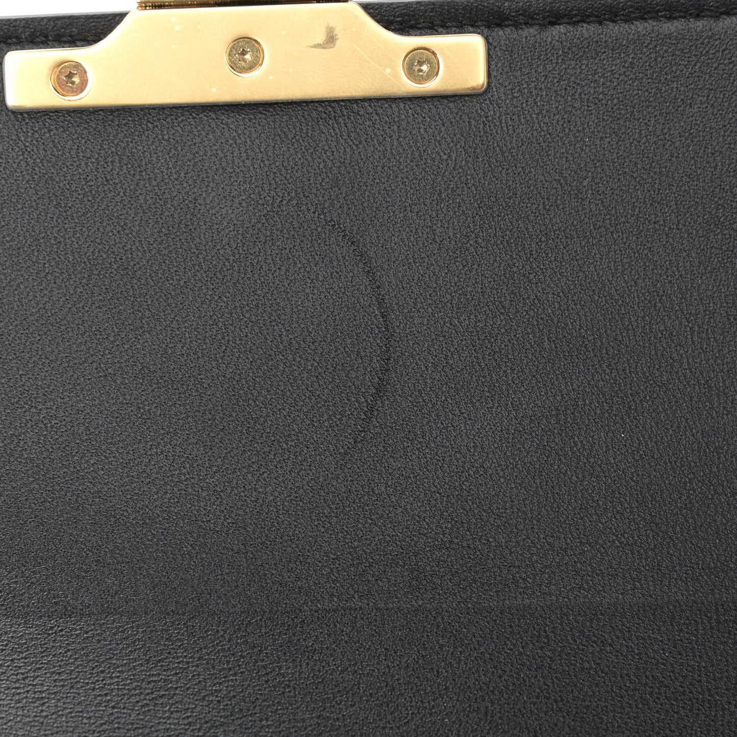 Shiny Calfskin Nano Triomphe Black