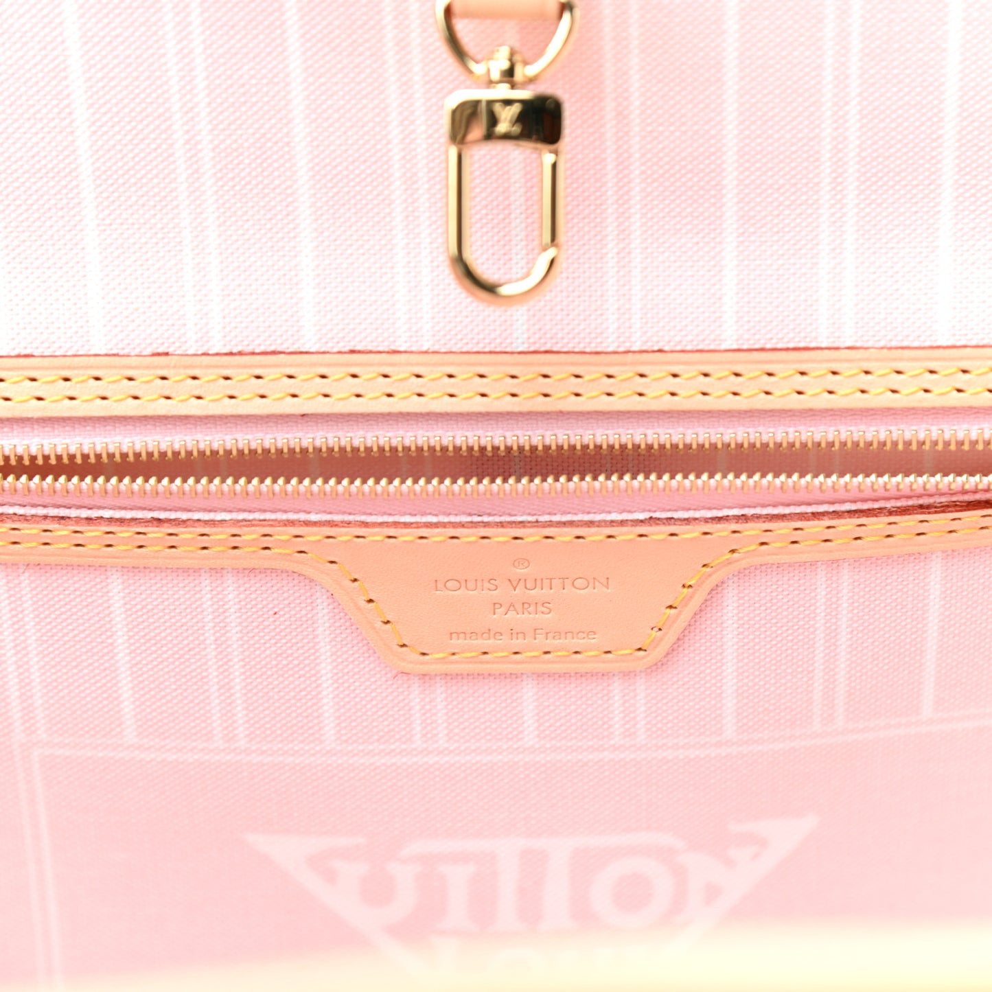 Monogram Giant By The Pool Neverfull MM Light Pink