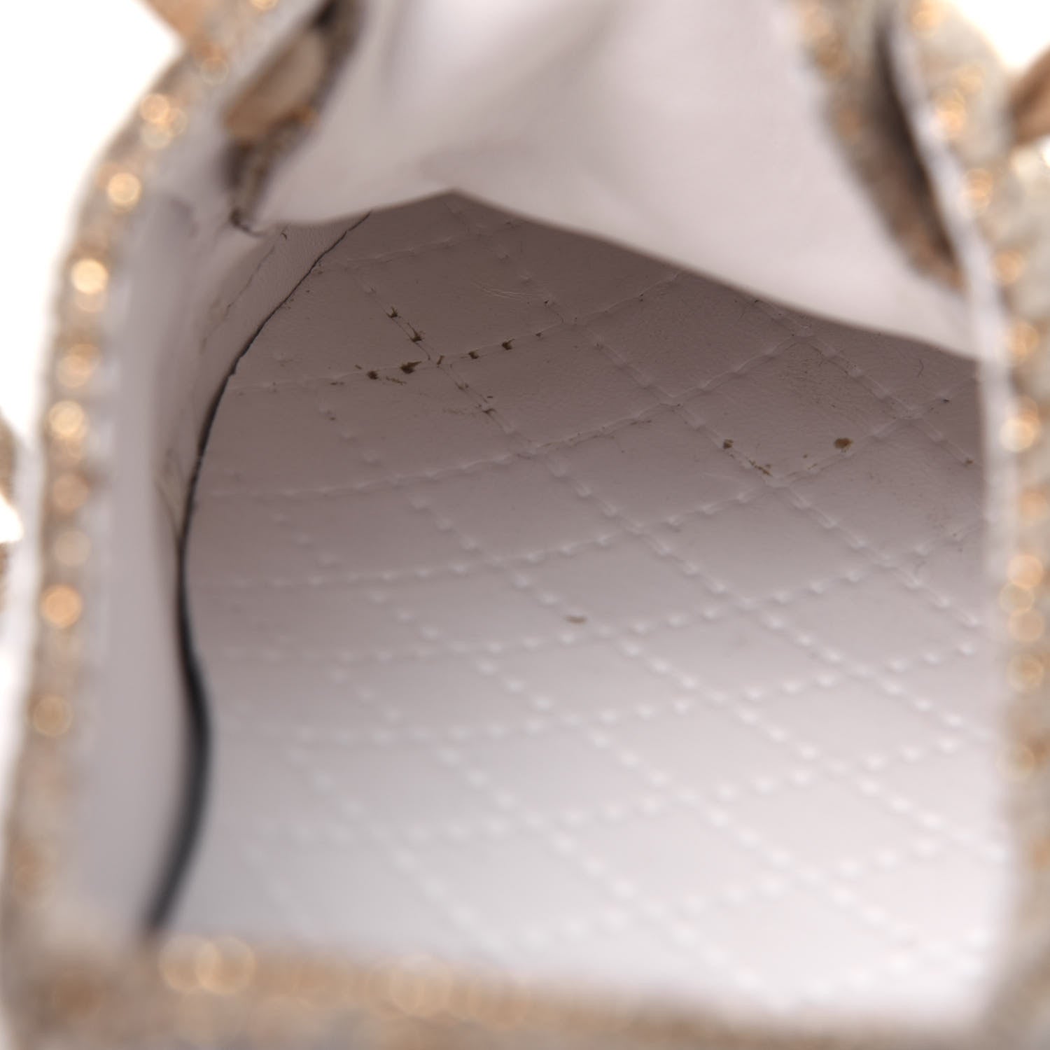 Chanel Fantasy Tweed Sneakers 39 Beige Gold 11 of 17