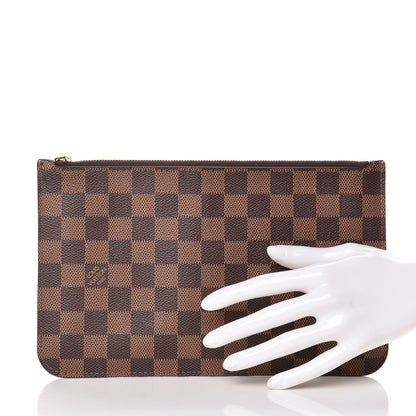 Louis Vuitton Damier Ebene Neverfull MM GM Pochette 2 of 11